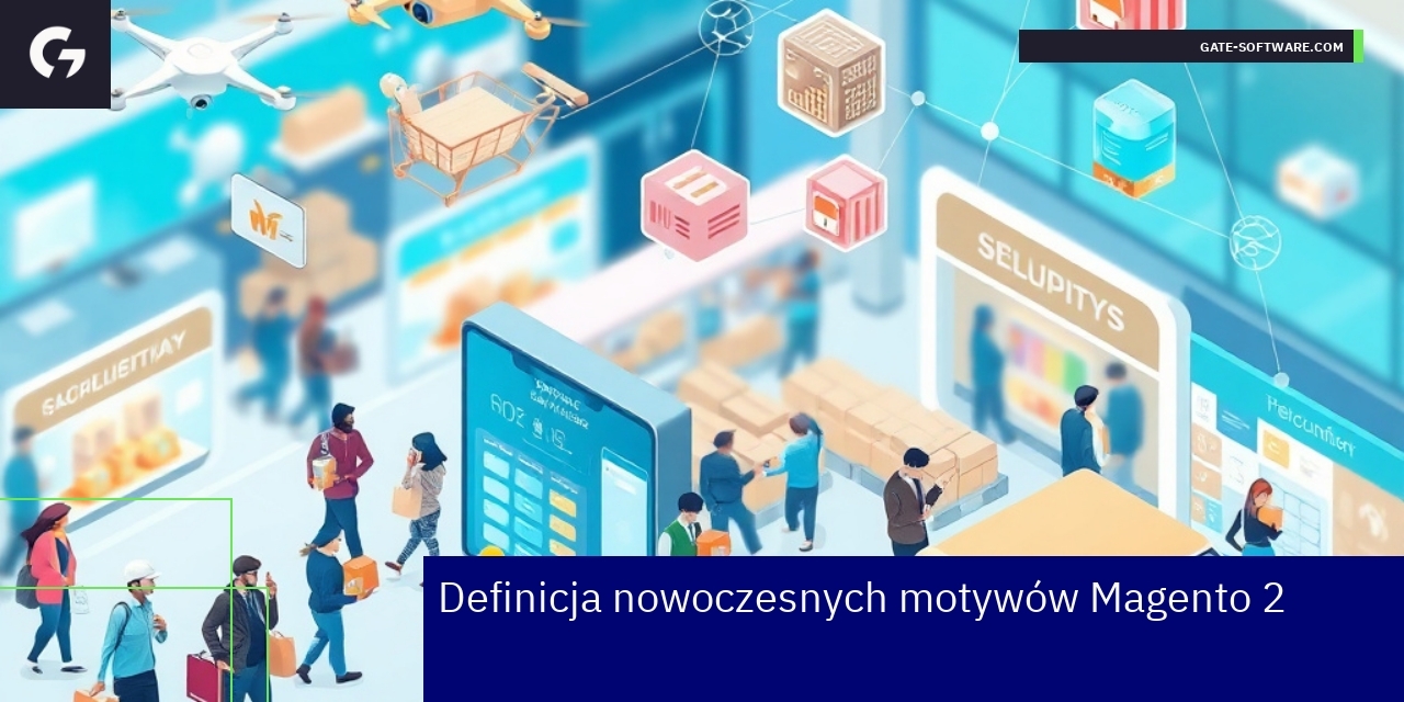 Nowoczesne motywy Magento 2 dla e-commerce Interfejs nowoczesnego motywu Magento 2 na urządzeniach