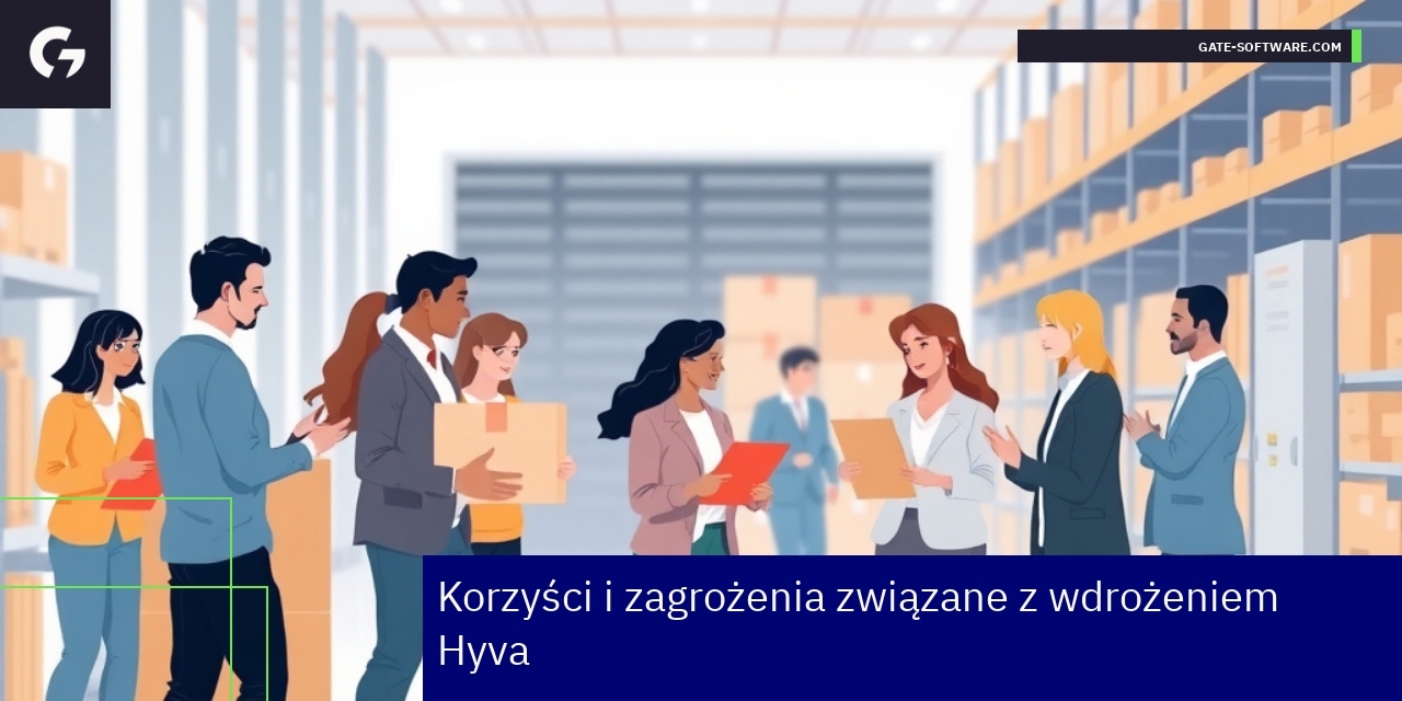 Schemat korzyści i zagrożeń wdrożenia Hyva