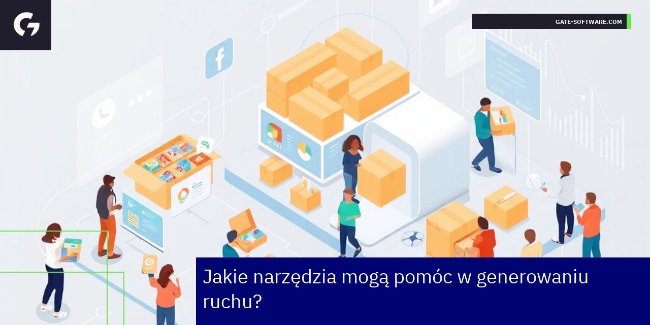Narzędzia do generowania ruchu w Hyva grafika przedstawiająca narzędzia marketingowe i analityczne