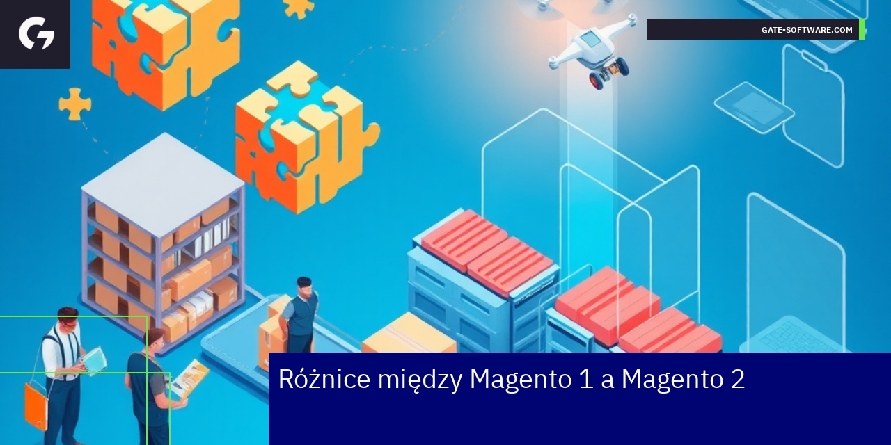 Schemat porównania Magento 1 i Magento 2