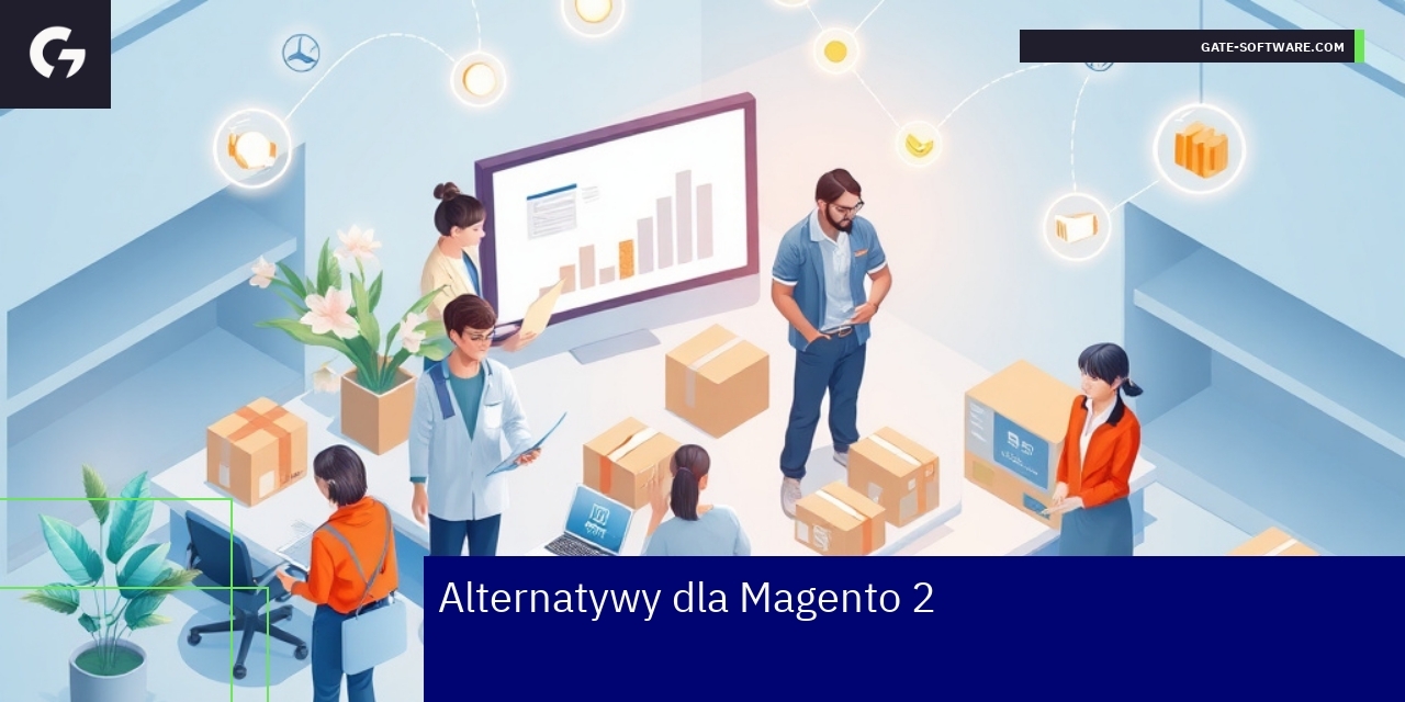 Schemat alternatyw dla Magento 2 i rozwiązania dedykowane