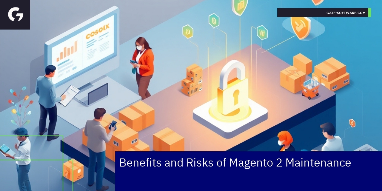 Magento 2 platform security and technical audit illustration