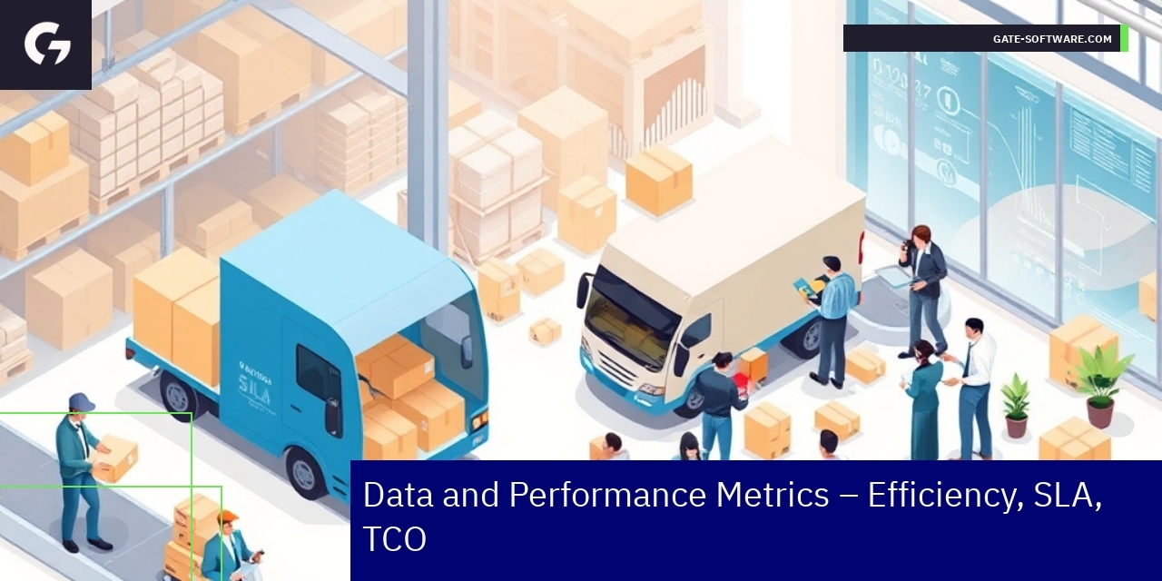 Graph showing B2B project timeline and cost efficiency