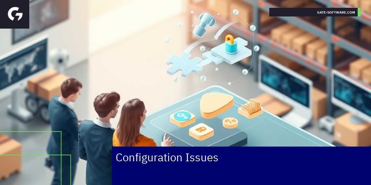 Configuration flow with payment logos and system icons