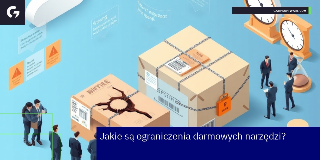 Ograniczenia darmowych narzędzi IT Schemat ograniczeń darmowych narzędzi IT