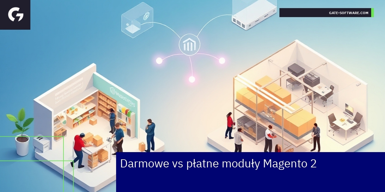 Schemat porównujący moduły Magento 2