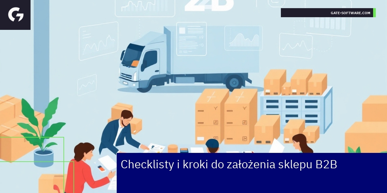 Checklisty i kroki do założenia sklepu B2B schemat kroków do zakładania sklepu B2B