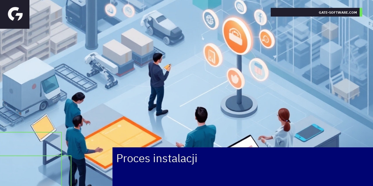 Schemat procesu instalacji i testów systemu IT