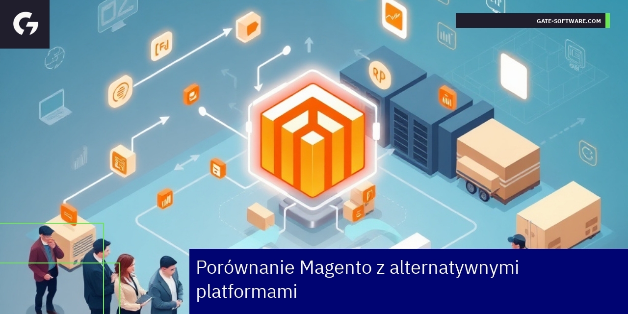 Schemat porównawczy Magento i innych platform B2B