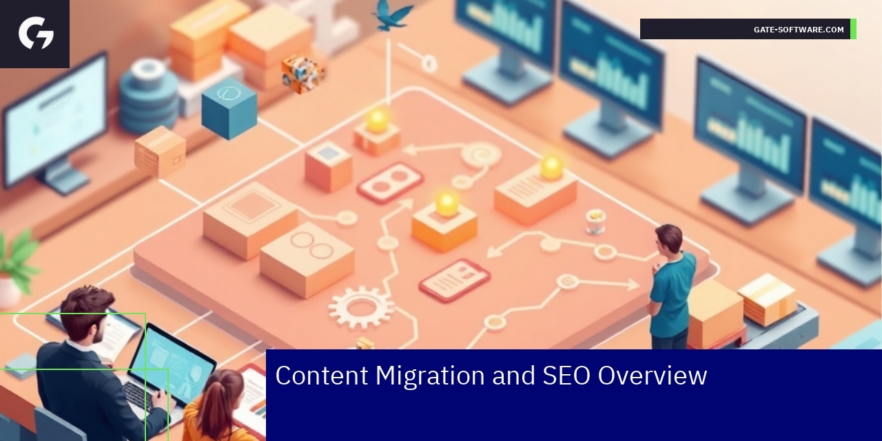 Diagram of Hyva migration process with SEO elements