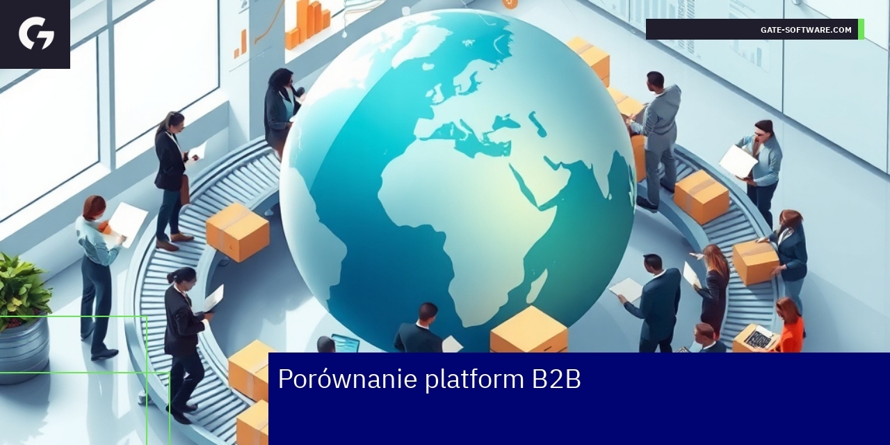 Porównanie platform B2B i ich funkcji Schemat platform B2B z zaletami i wadami