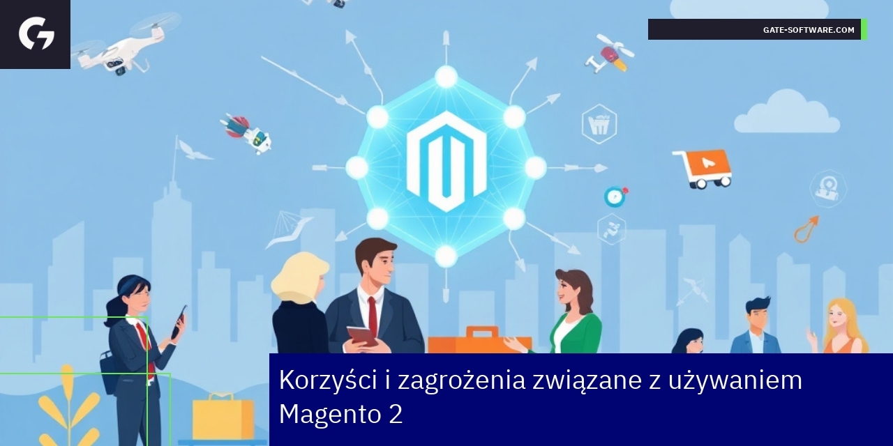 Korzyści i zagrożenia Magento 2 z Hyva Schemat platformy Magento z Hyva i korzyści