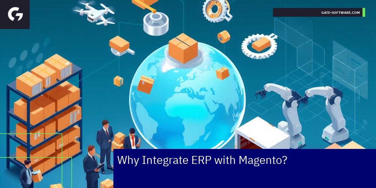 Visualization of ERP and Magento integration benefits