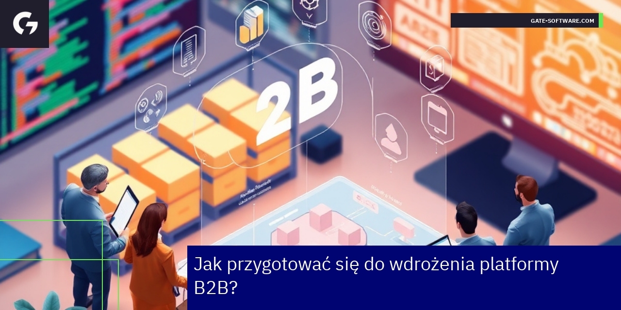 Schemat procesu wdrożenia platformy B2B w firmie