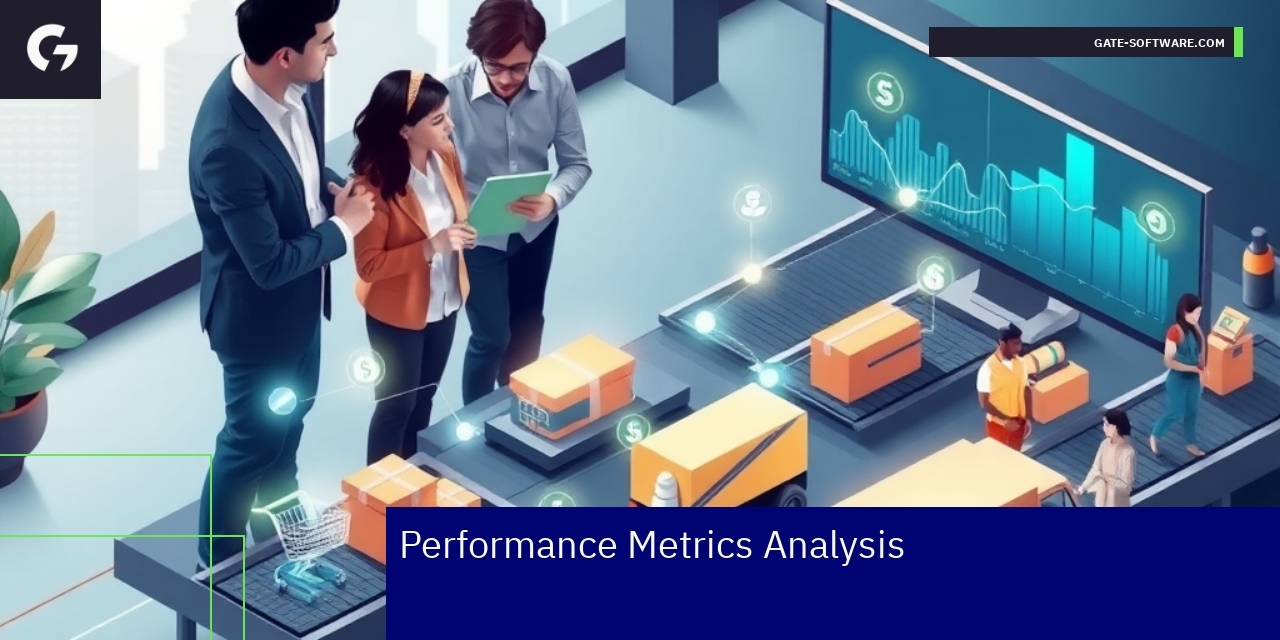 Graphical representation of key metrics and analytics