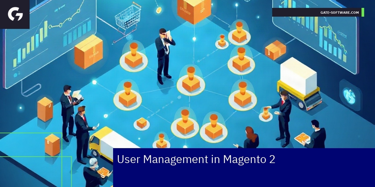 Magento 2 User Management Features and Challenges Magento 2 dashboard displaying user roles and permissions