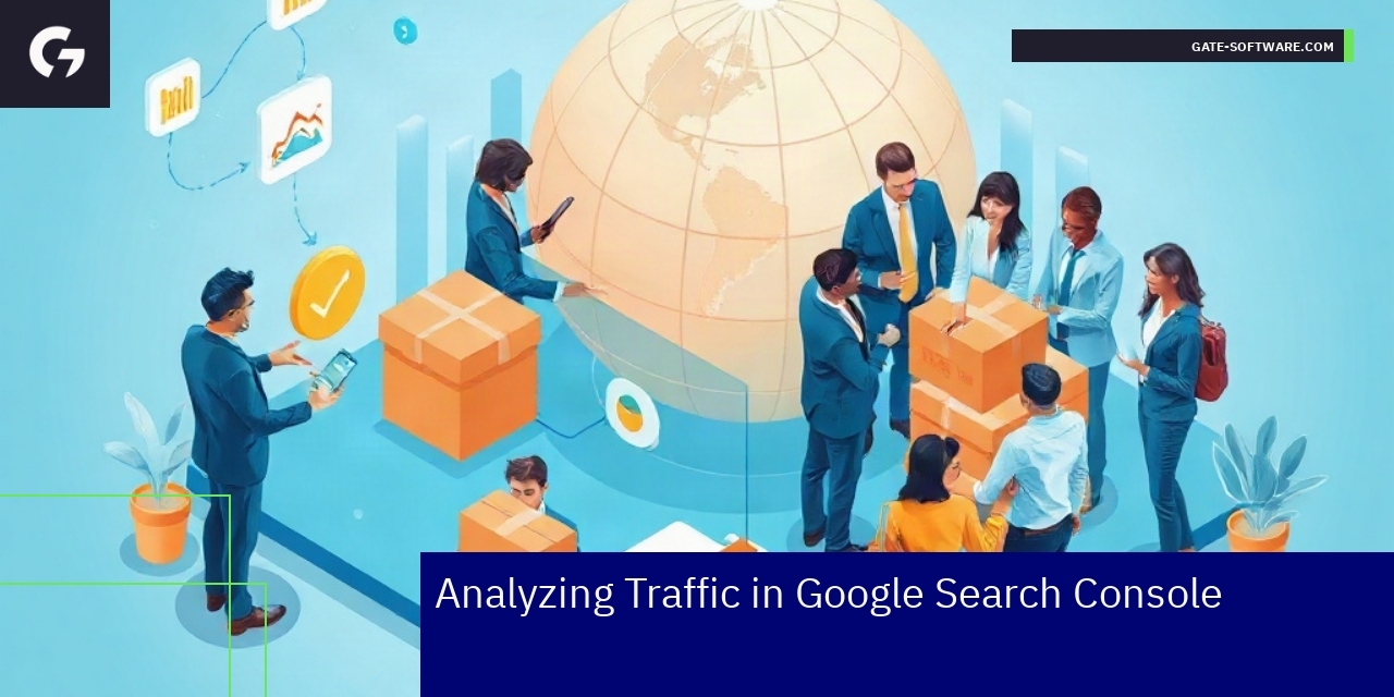Google Search Console Traffic Analysis for Hyva Dashboard showing traffic metrics and device data