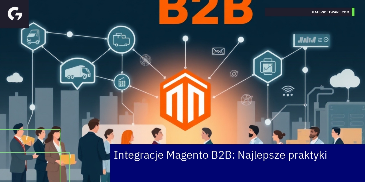 Schemat integracji platformy Magento B2B i B2C