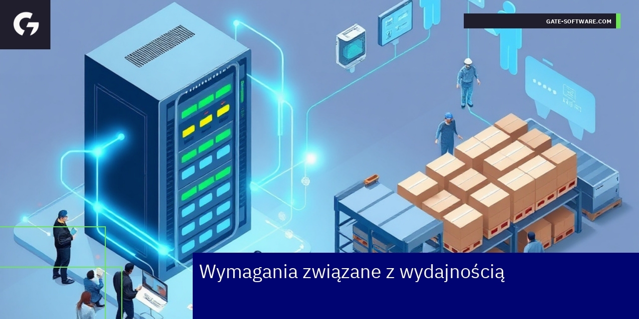 Schemat platformy B2B z elementami technicznymi