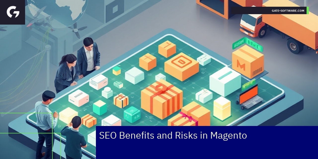 Magento platform with SEO performance indicators