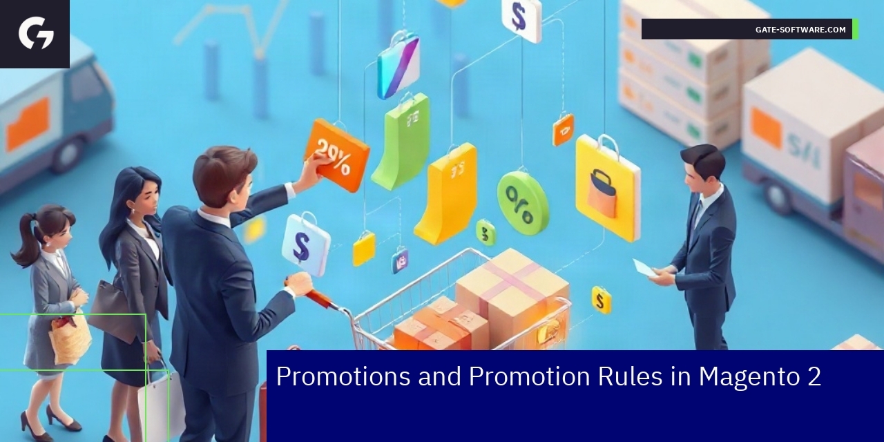 Magento 2 Promotions and Rules Overview Graph illustrating Magento 2 promotion rule types