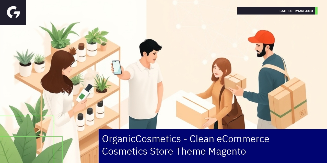 Nowoczesny motyw e-commerce dla sklepów kosmetycznych Minimalistyczny interfejs sklepu kosmetycznego Magento