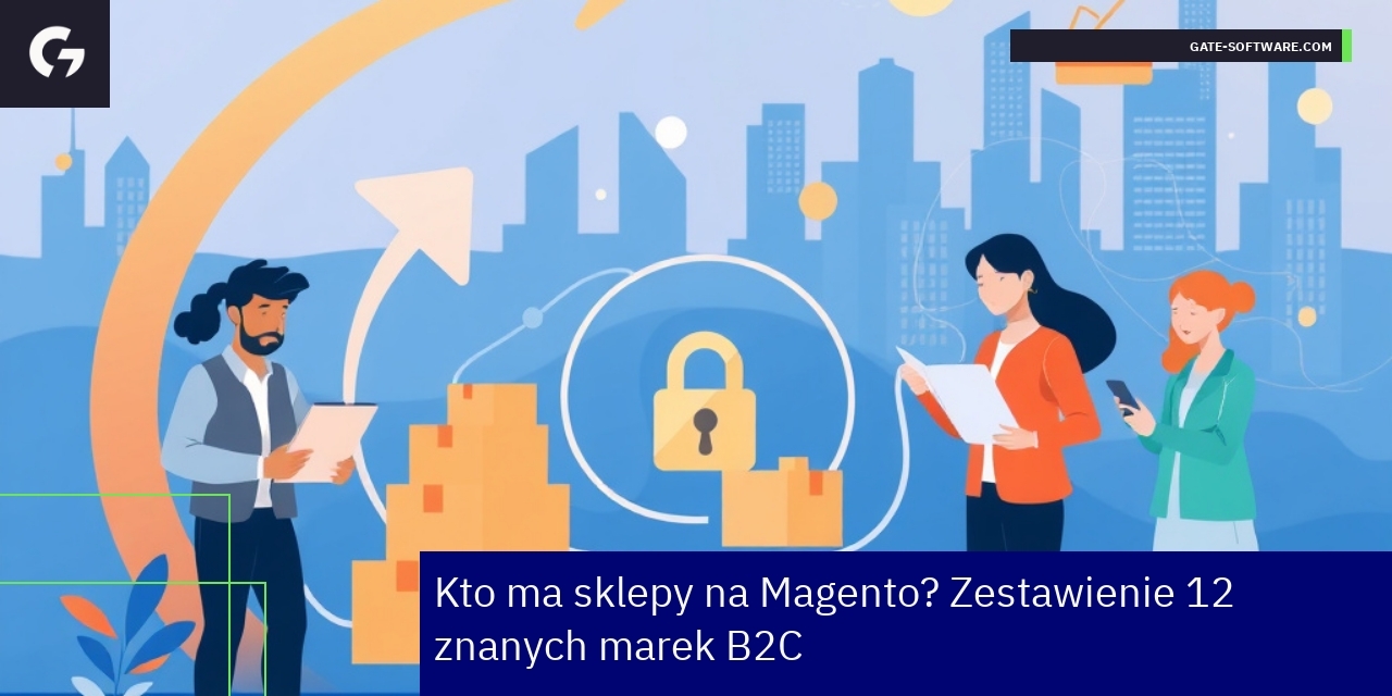 Logotypy marek B2C korzystających z Magento