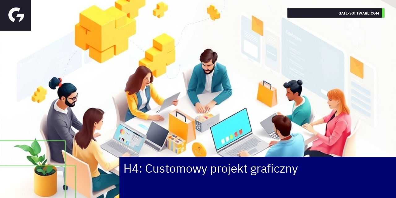 Projekt graficzny Hyva pokazujący nowoczesne technologie