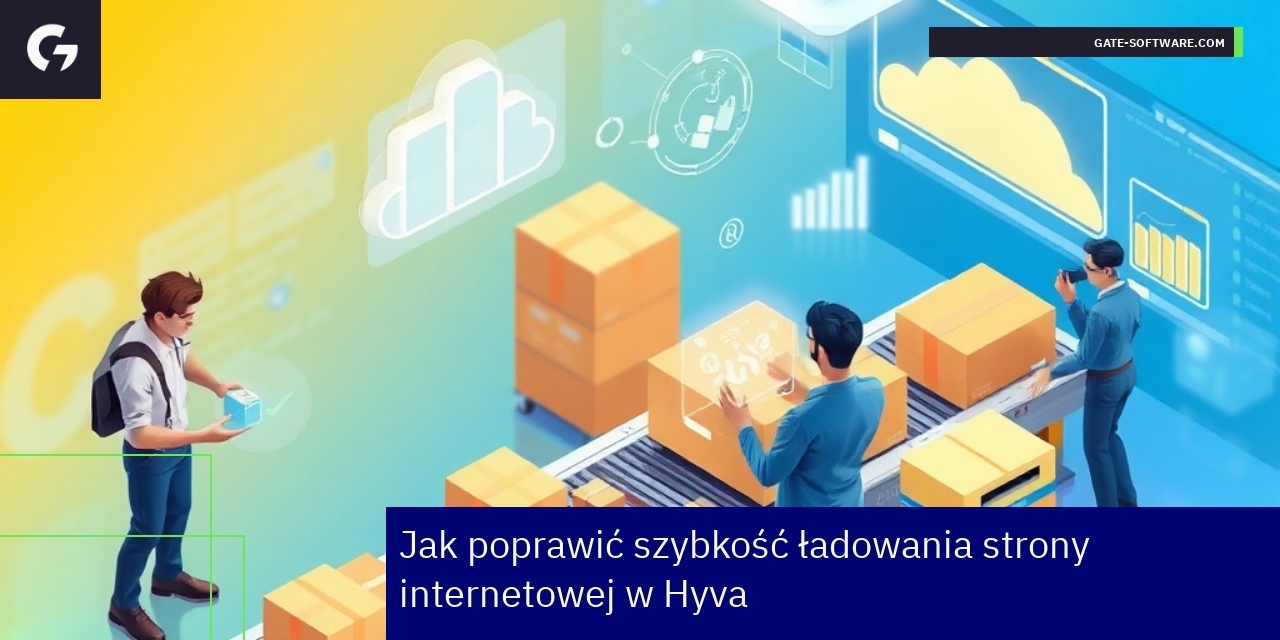 Wykresy i ikony optymalizacji strony internetowej