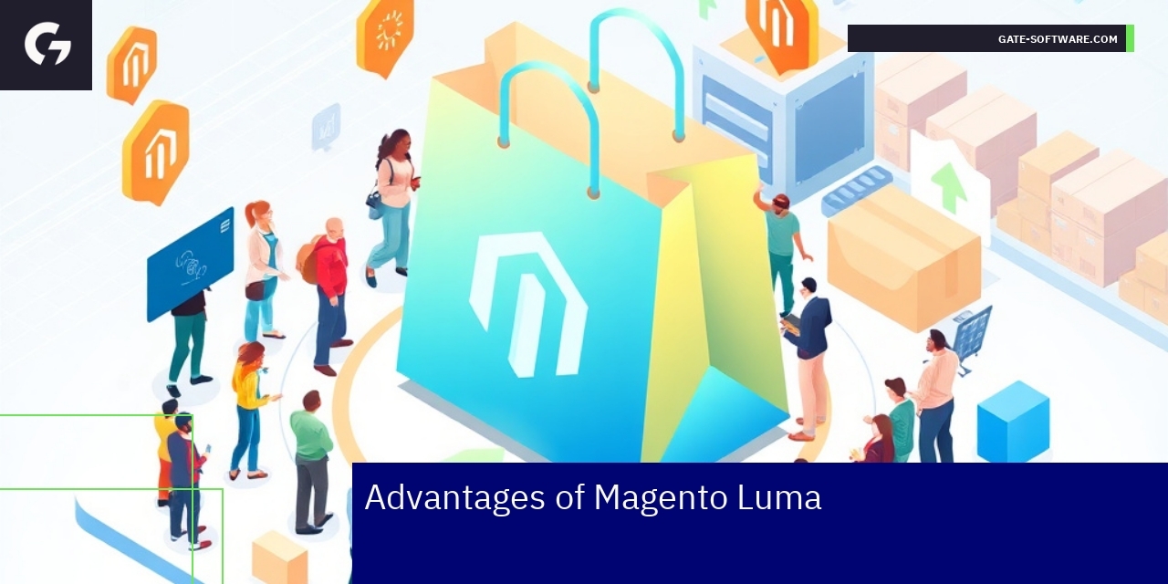 Magento Luma frontend design with SEO and user focus