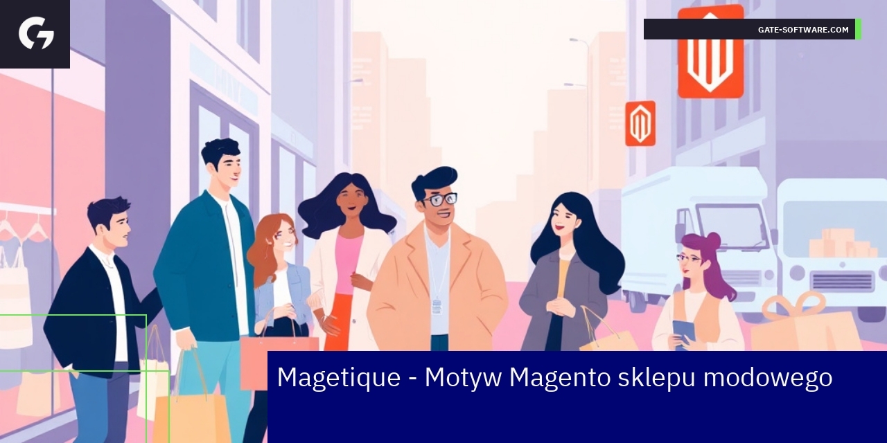 Interfejs sklepu Magento na urządzeniu mobilnym