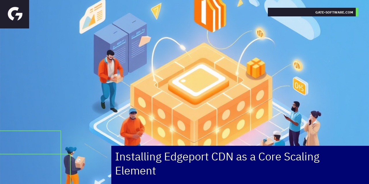 Edgeport CDN Integration for Magento 2 Optimization Graph showing Edgeport CDN improving Magento 2 performance