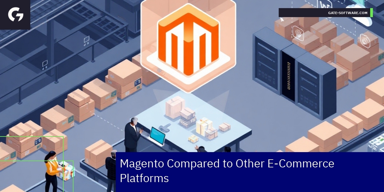 Comparison chart of Magento, Shopify, and WooCommerce features