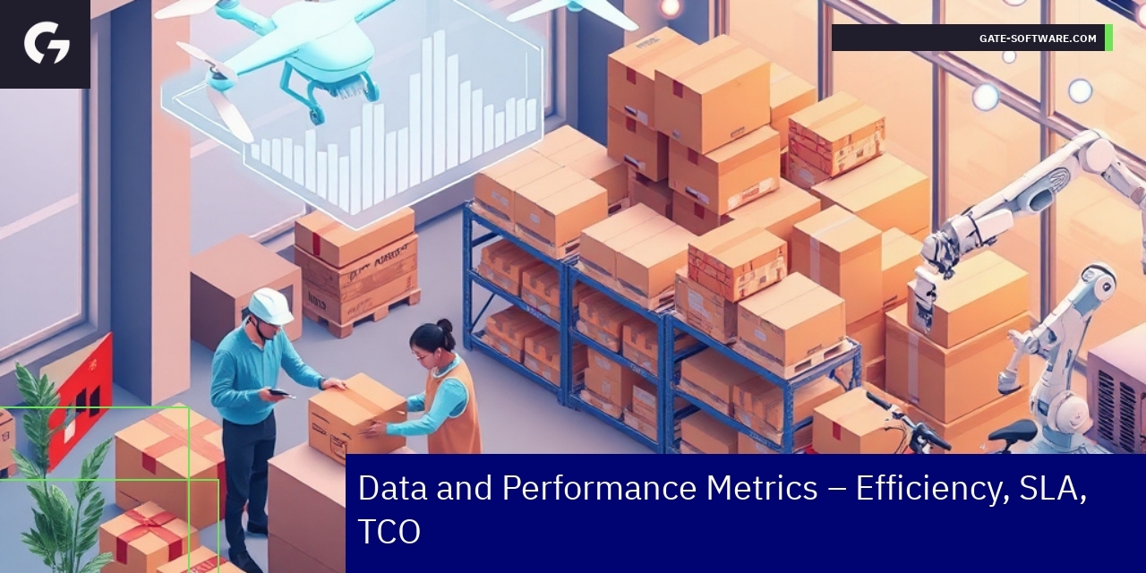 Graphs showing project delivery and service uptime statistics