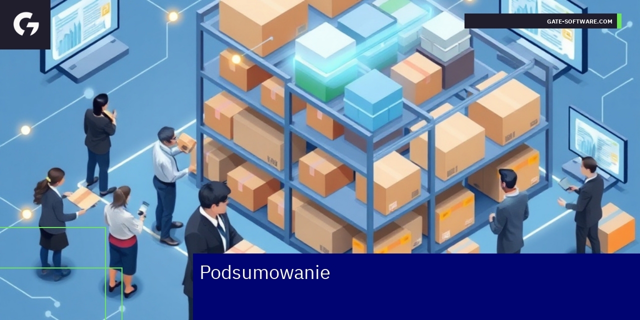 Ilustracja wzrostu biznesu i automatyzacji procesów