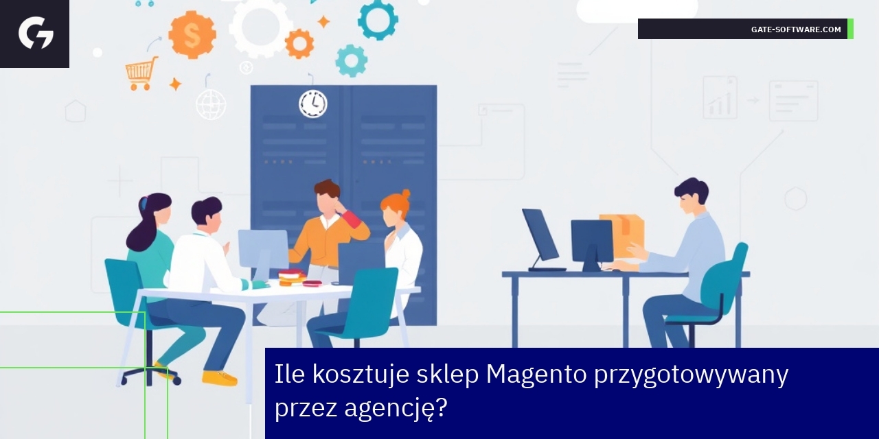 Koszty i optymalizacja sklepu Magento Schemat pokazujący koszty i optymalizację sklepu