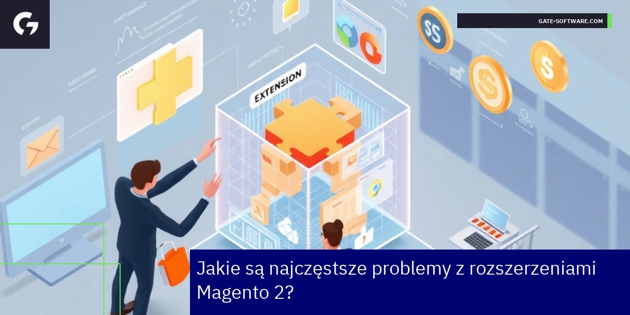 grafika przedstawiająca problemy Magento 2 i e-commerce