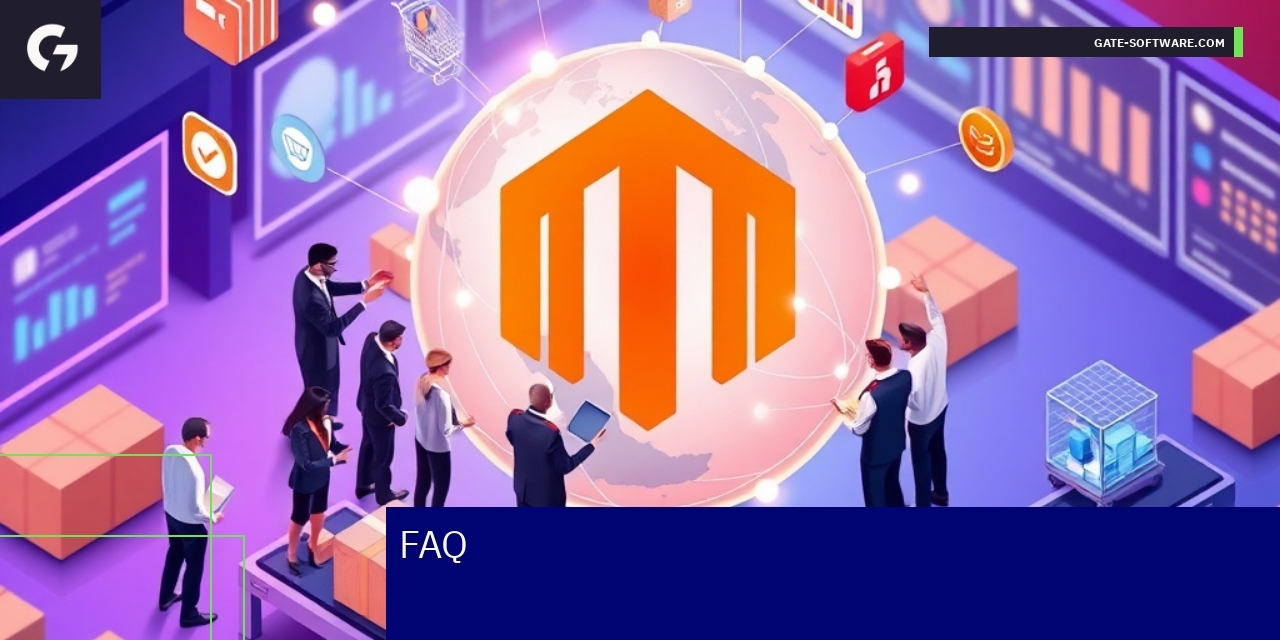 Illustration of Magento integration with ERP and CRM systems