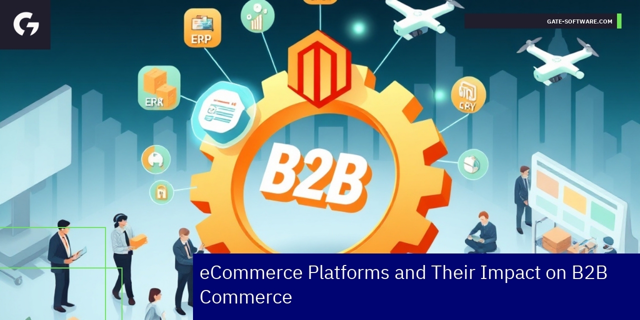 Flowchart showing Magento platform with integrations and support