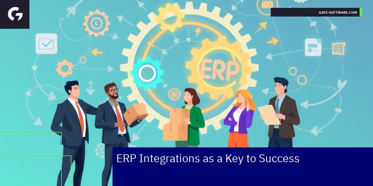 Key Factors for B2B eCommerce Success Illustration of ERP integration and eCommerce workflow