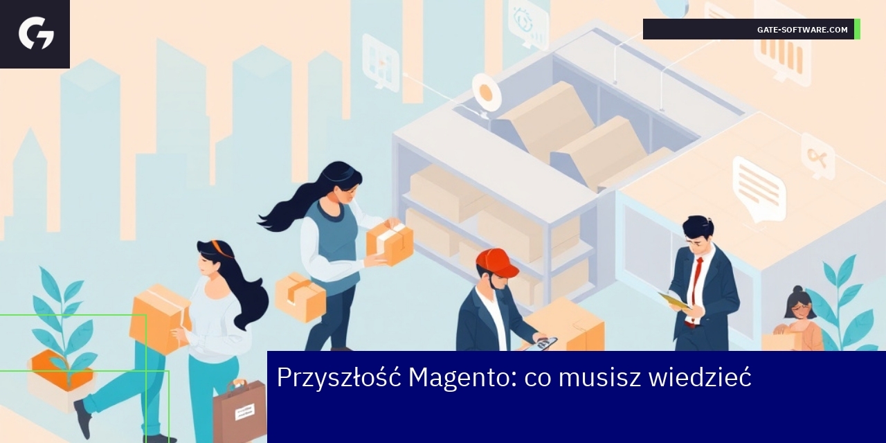 Trendy i alternatywy Magento 2 w e-commerce Ilustracja związana z Magento 2 i e-commerce