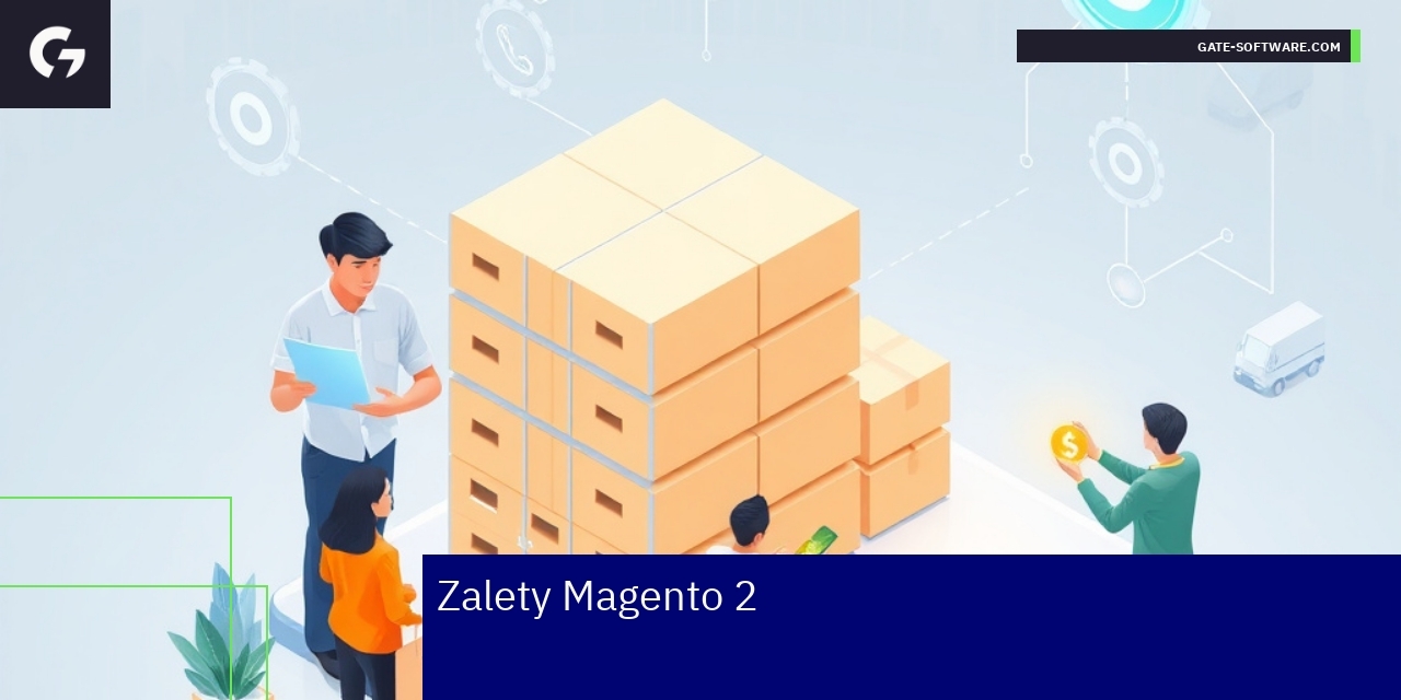 Diagram zalet i wad platformy Magento 2