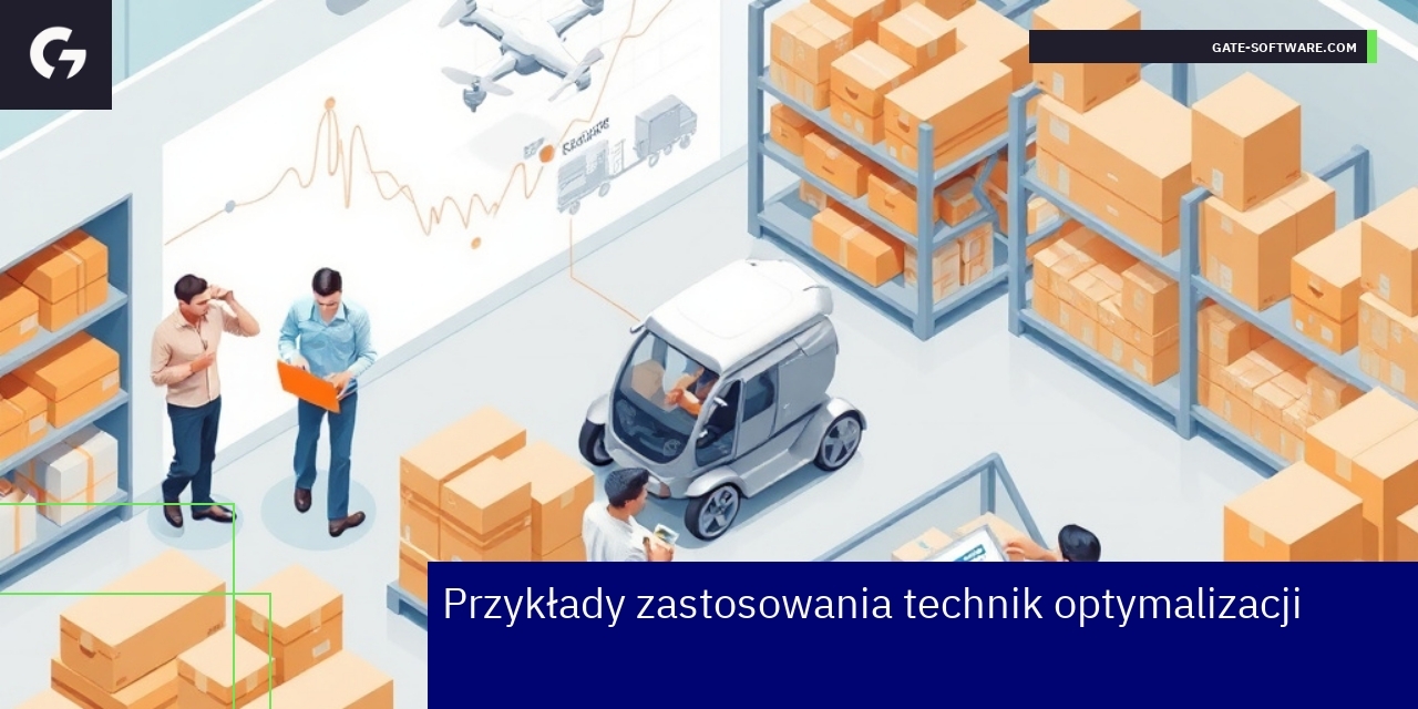 Przykłady zastosowania technik optymalizacji w biznesie Schemat zastosowań technik optymalizacji w różnych sektorach