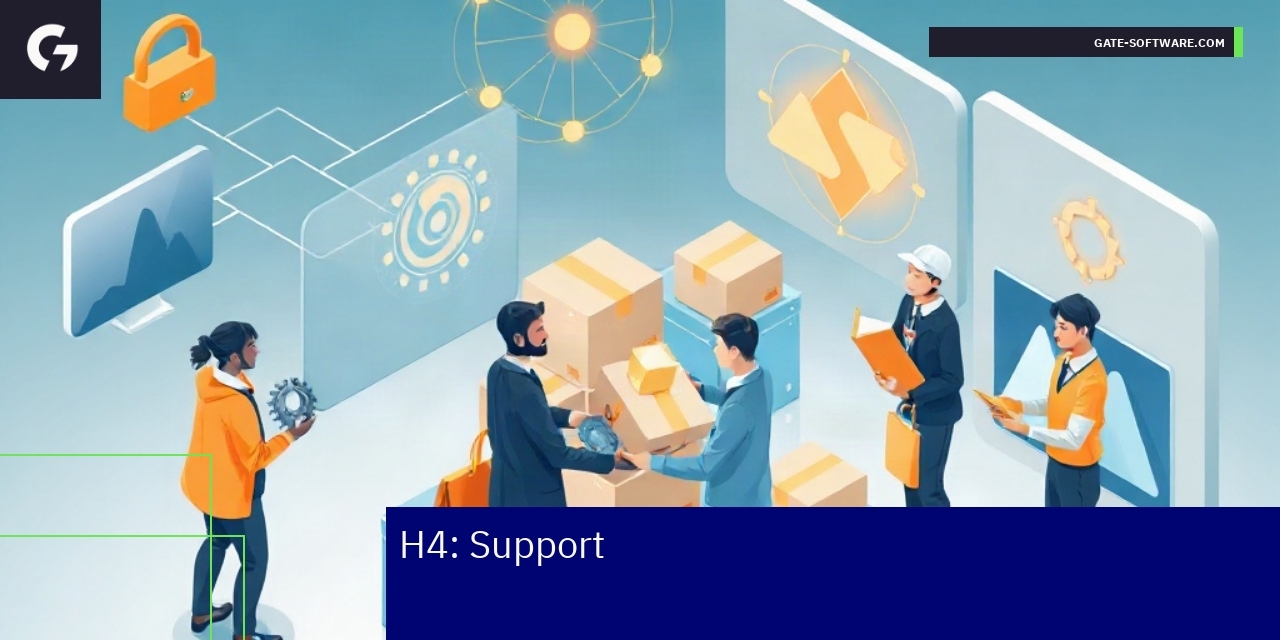 Support Strategies for Magento 2 Template 7 Diagram showing support workflow for Magento 2 theme