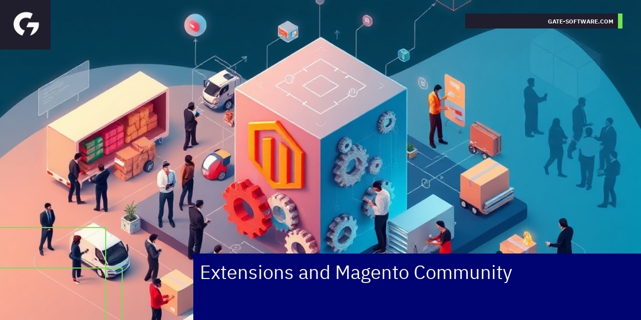 Magento Extensions and Community Benefits Magento extensions with community support and icons