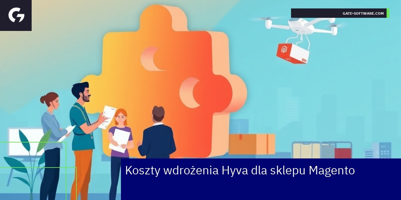Schemat procesu wdrożenia Hyva w sklepie Magento