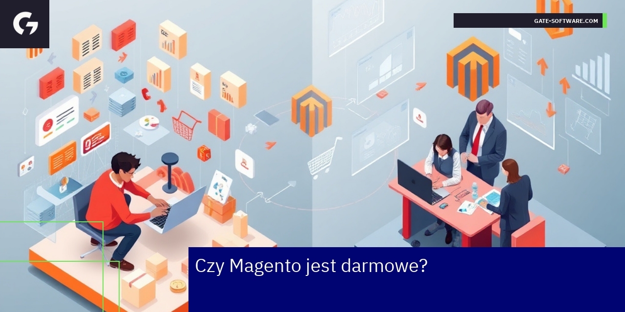 Schemat przedstawiający wersje Magento i koszty