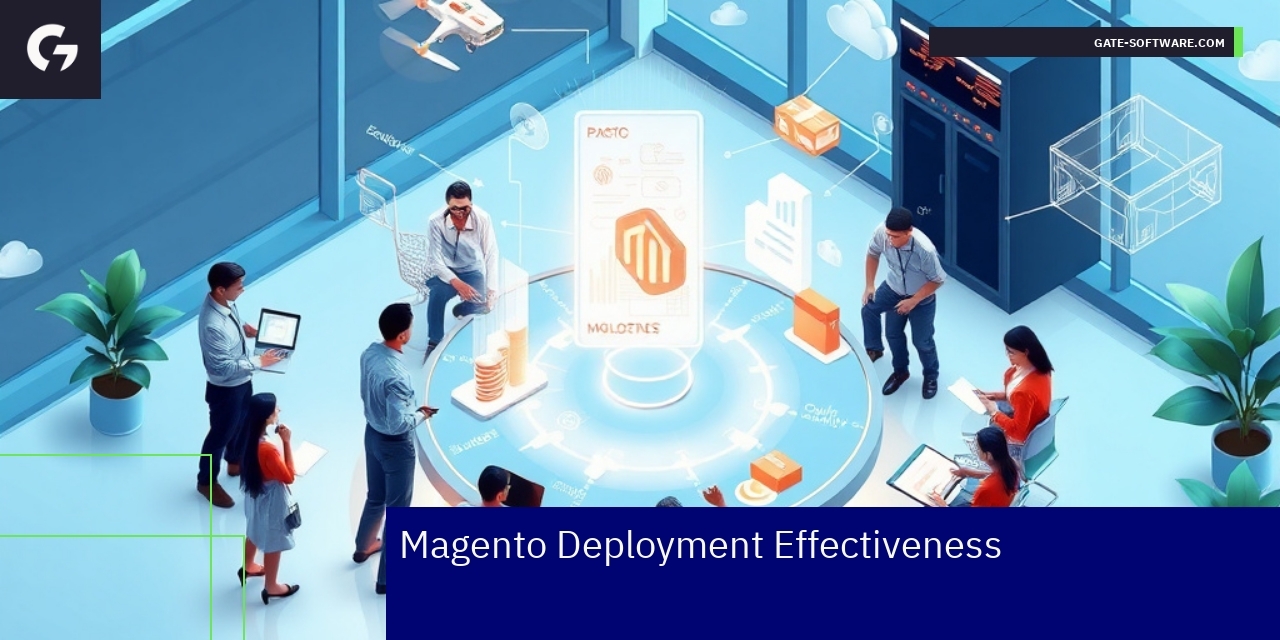 illustration of Magento project management workflow