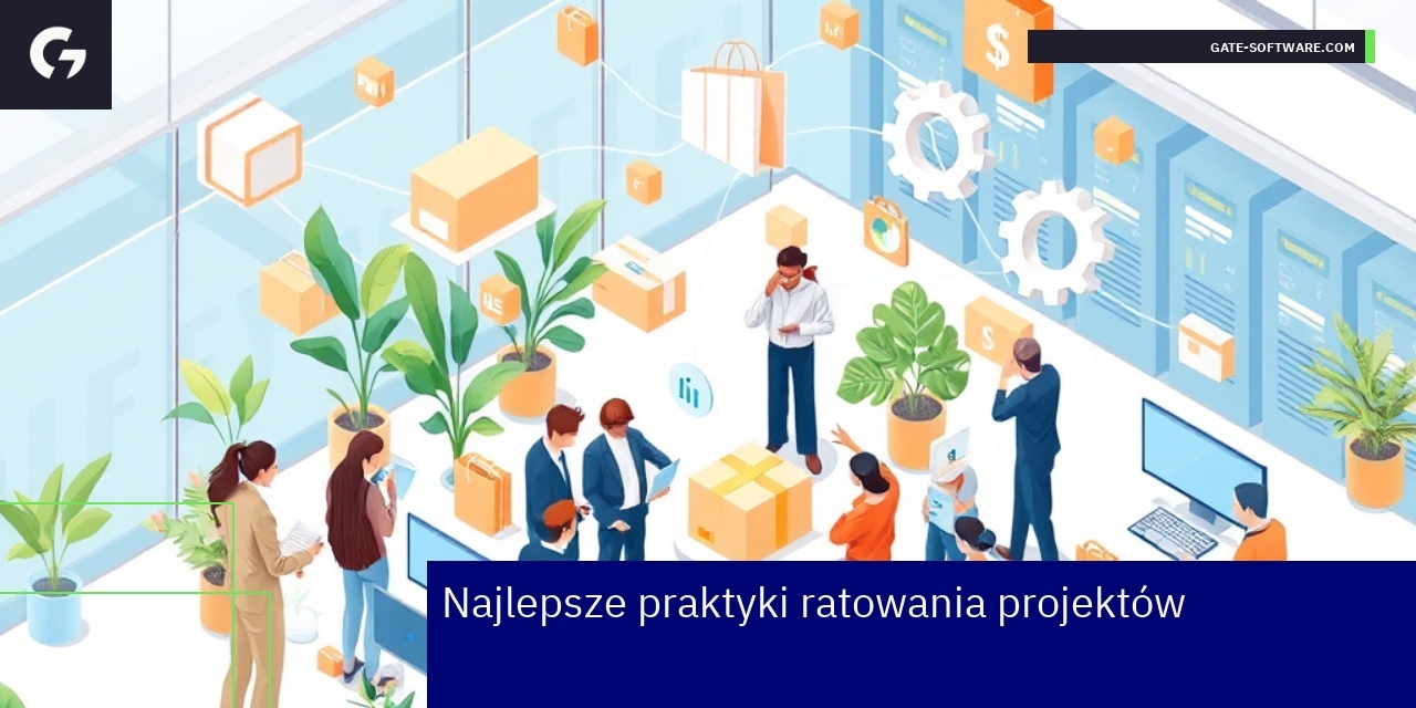 Zespół pracujący nad projektem IT i analizami