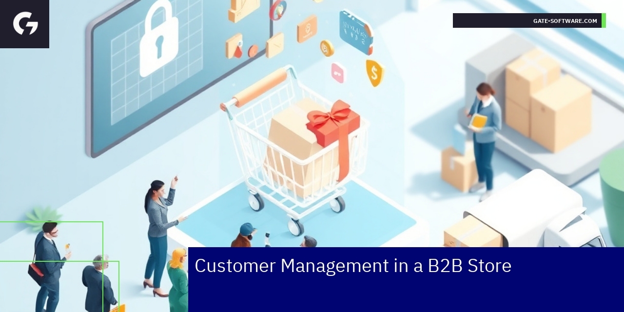 B2B Store Client Promotion Management Business clients accessing exclusive B2B promotions